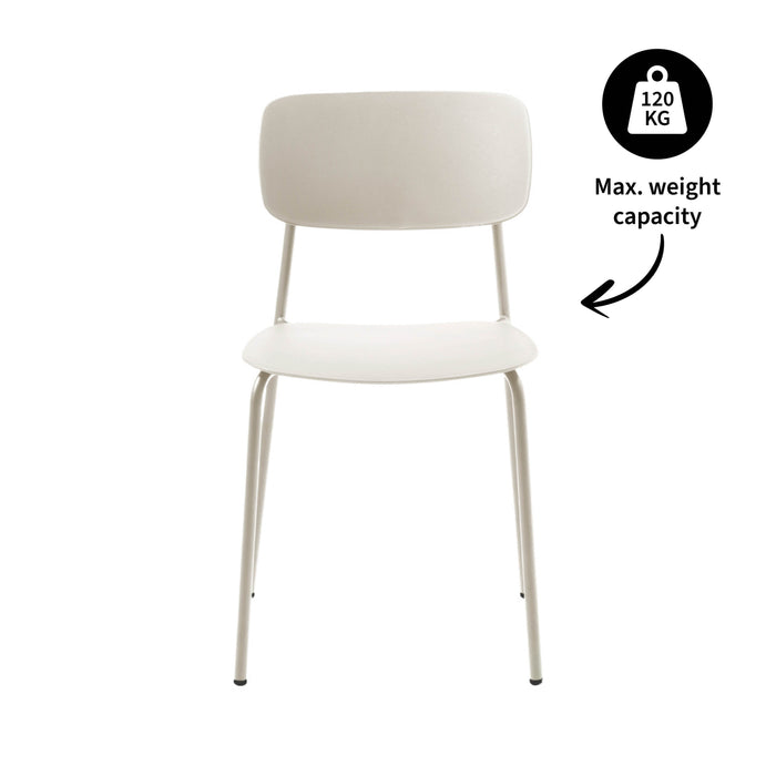 Kick eetkamerstoel Lio - Ivoor
