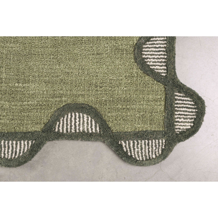 Bold Monkey Sugar Lines Vloerkleed 160 x 230 cm - Groen