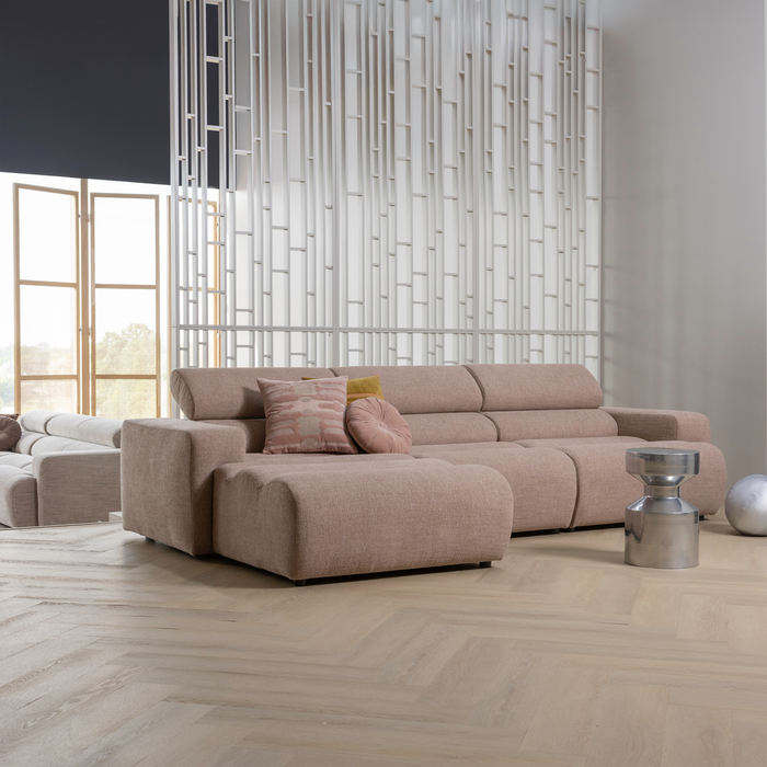 WOOOD Ferry Bijzettafel - Metaal - Chrome - 47x30x30