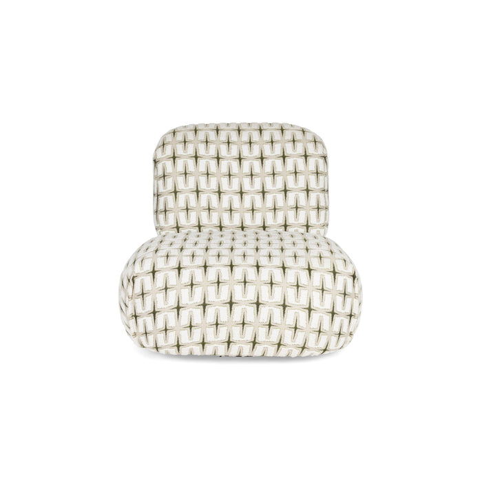 Bold Monkey Ritz Fauteuil Beige Groen
