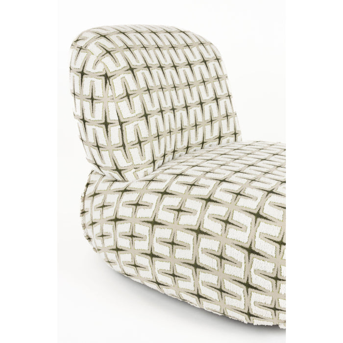 Bold Monkey Ritz Fauteuil Beige Groen