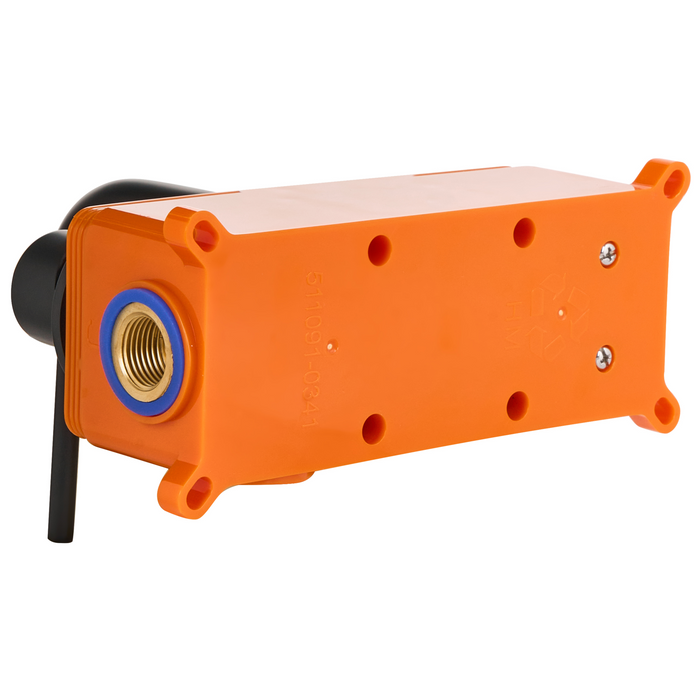 Beliani - TRAFUL - Wandgemonteerde mengkraan - Zwart - Messing