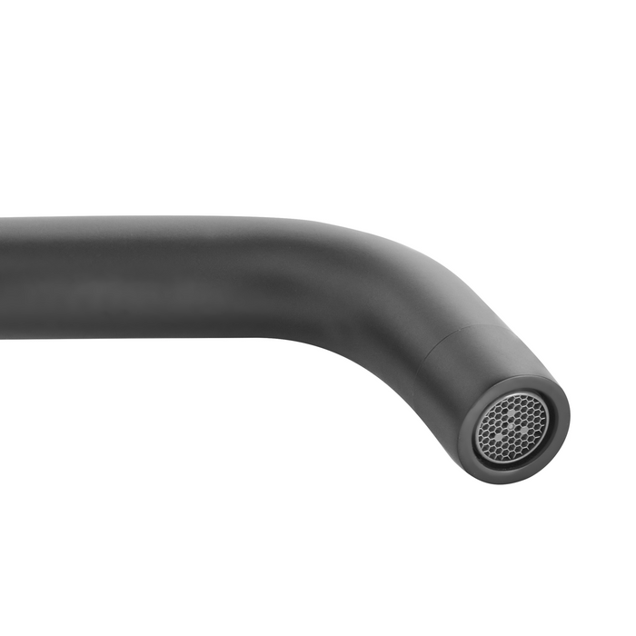 Beliani - TRAFUL - Wandgemonteerde mengkraan - Zwart - Messing