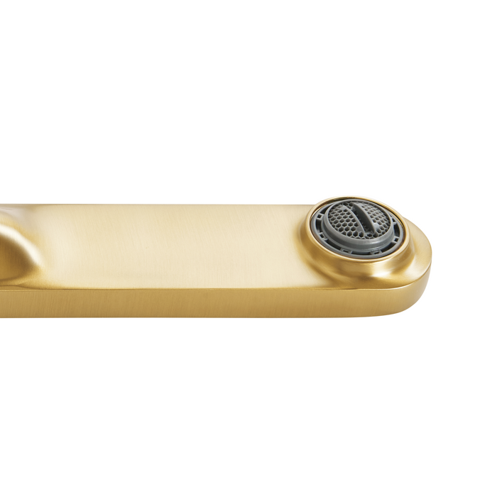 Beliani - CHAPALA - Wandgemonteerde mengkraan - Goud - Messing