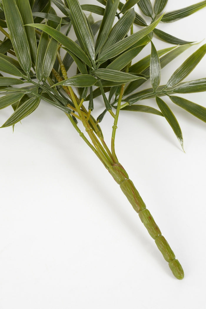 Mica Decorations Bamboe Kunst Hangplant - L105 x B35 x H3 cm - Groen