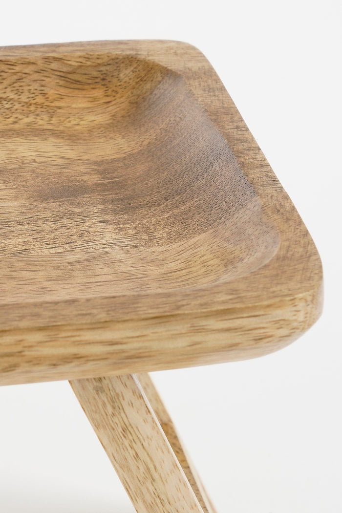 Mica Decorations Duko Dienblad - L40 x B15 x H15 cm - Hout - Bruin