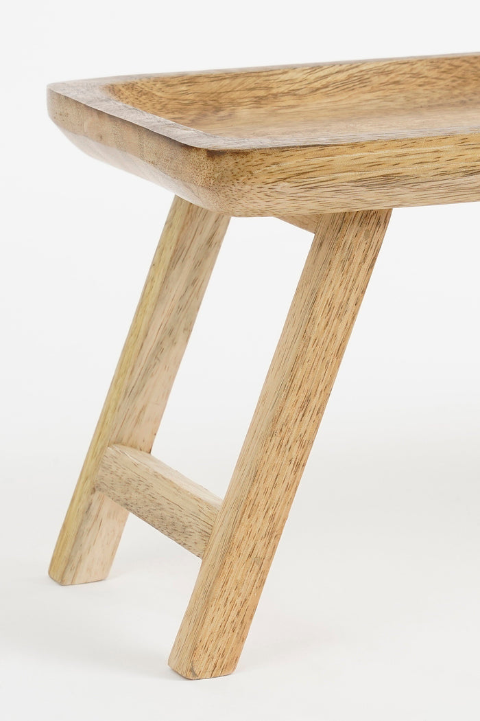 Mica Decorations Duko Dienblad - L40 x B15 x H15 cm - Hout - Bruin