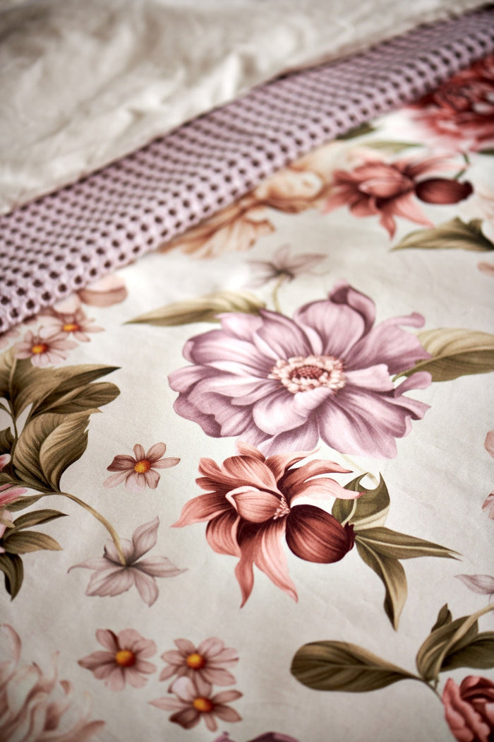 Harmony Dekbedovertrek Cream Tan | 140 x 200|220 cm | Ivoor | Beige