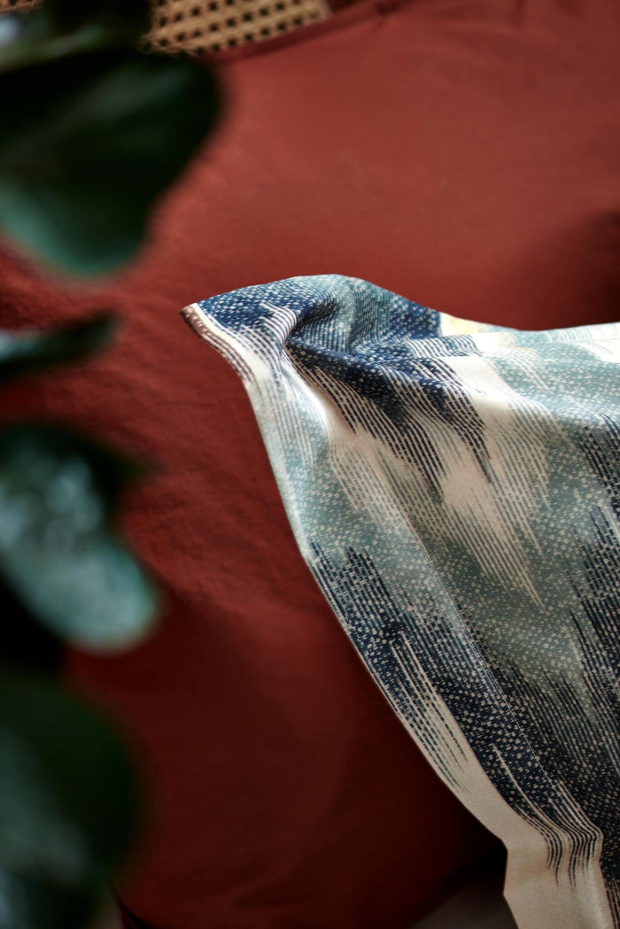 Washed Cotton Dekbedovertrek Rusty Brown | 200 x 200|220 cm | Bruin