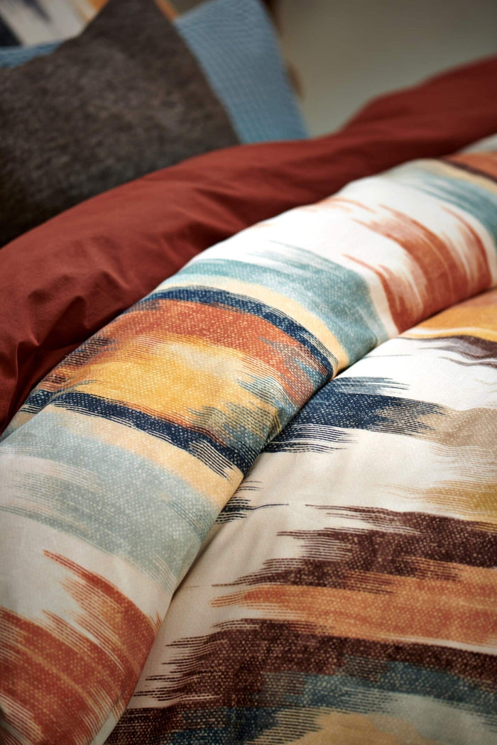 Washed Cotton Dekbedovertrek Rusty Brown | 200 x 200|220 cm | Bruin