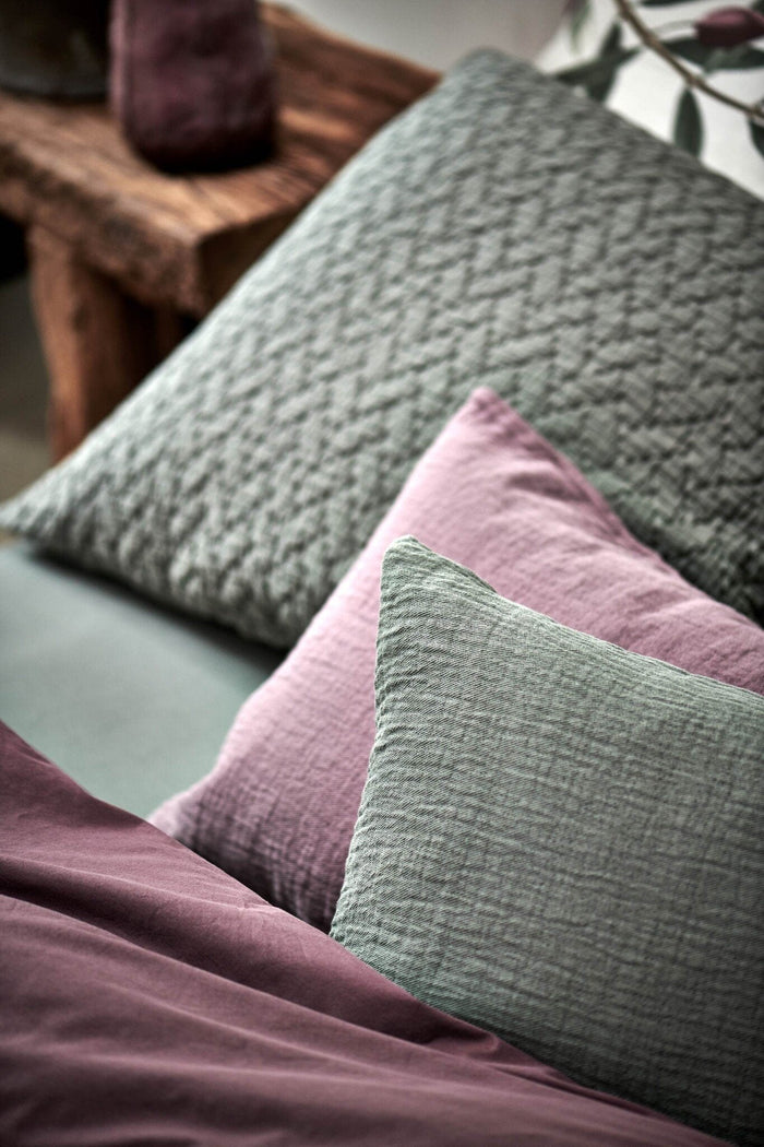 Washed Cotton Dekbedovertrek Peppercorn | 240 x 200|220 cm | Paars