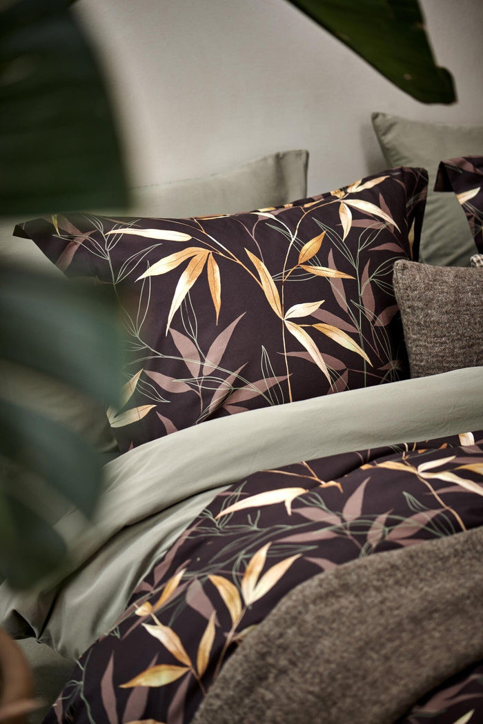 Pure 84 Dekbedovertrek Thyme | 200 x 200|220 cm | Groen | Satijnkatoen