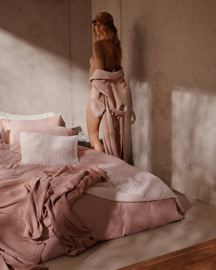 Pure 66 Dekbedovertrek Sepia Pink | 200 x 200|220 cm | Roze