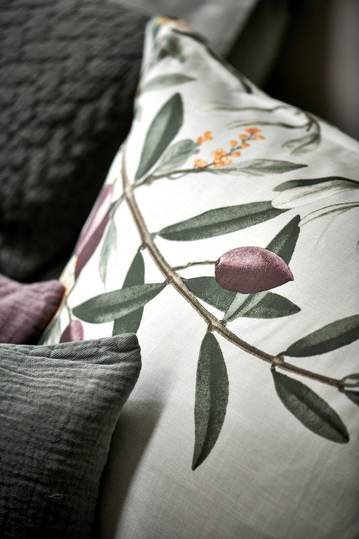 Olive Dekbedovertrek | 140 x 200|220 cm | Groen | Satijnkatoen