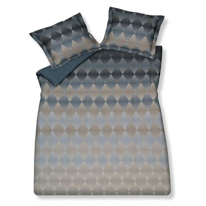 Charge Dekbedovertrek Oceanview | 140 x 200|220 cm | Grijs | Blauw