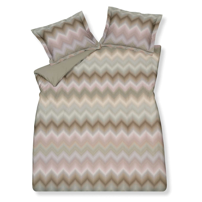 Ziggy Dekbedovertrek Thyme | 140 x 200|220 cm | Groen | Satijnkatoen