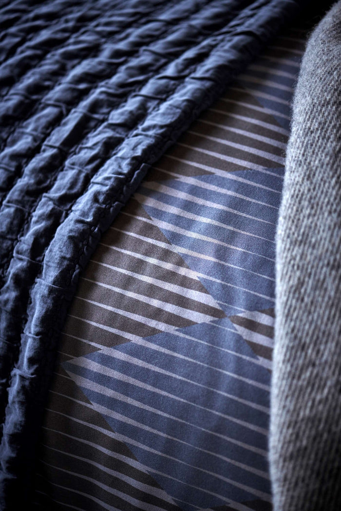 Charge Dekbedovertrek Oceanview | 140 x 200|220 cm | Grijs | Blauw