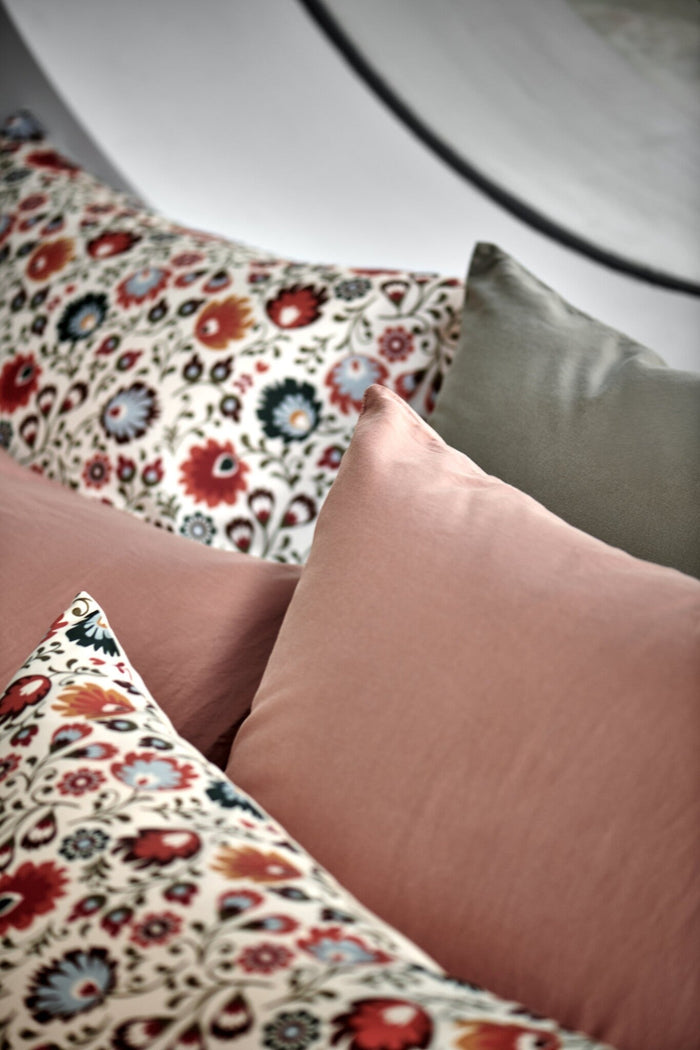 Pure 84 Dekbedovertrek Rose Dawn | 200 x 200|220 cm | Bruin | Roze