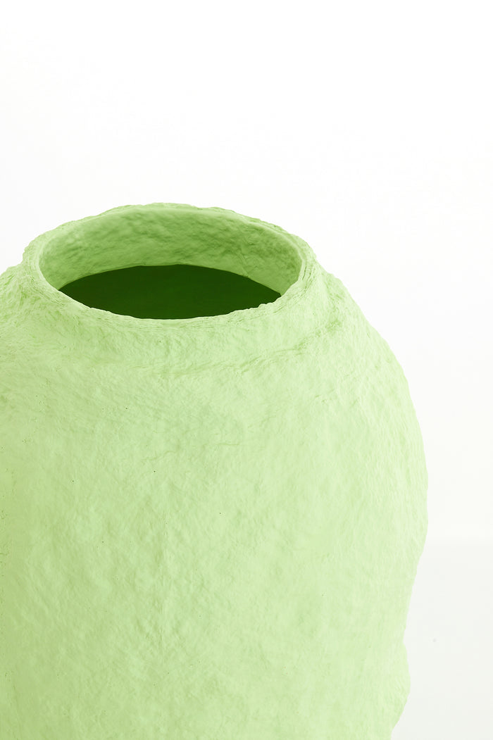 Light & Living Light&living Vaas deco Ø45x60 cm LEANO mat mint groen