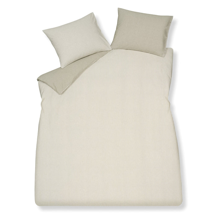 Home Salerno Dekbedovertrek Sage Green | 140 x 200|220 cm | Groen