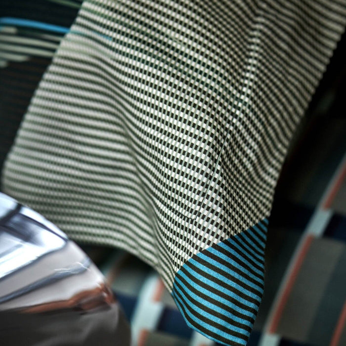 Urban Dekbedovertrek | 140 x 200|220 cm | Groen | Blauw | Satijnkatoen