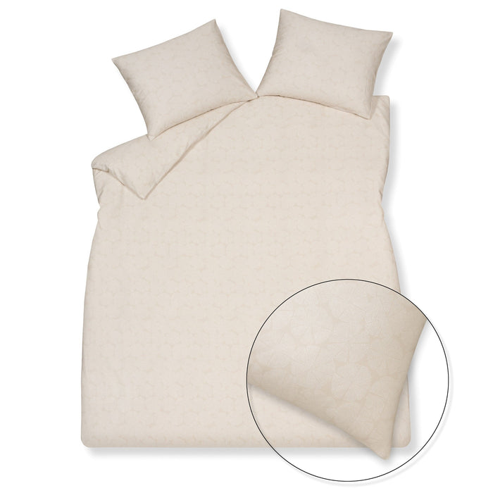 Pure 93 Dekbedovertrek Stone | 140 x 200|220 cm | Beige | Satijnkatoen