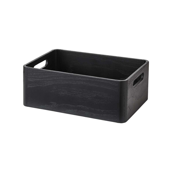 Opbergbox Rechthoek Cole Black | Zwart | Hout