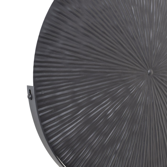 LOFT42 Burst Ornament op voet - Zwart Metaal Ø36cm