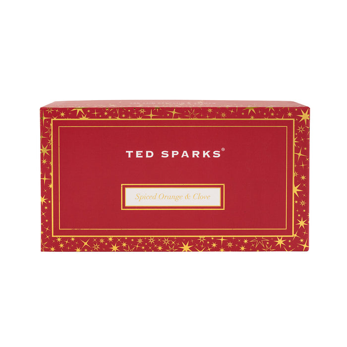 Ted Sparks - Geurkaars & Geurstokjes Diffuser - Gift Set - Spiced