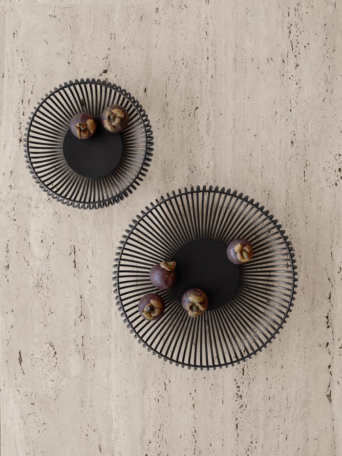 Lito Schaal Black Medium | Zwart | Staal