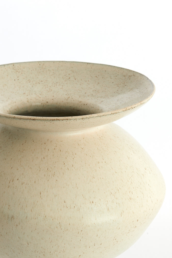 Light & Living Light&living Vaas deco Ø31x33,5 cm AJUDA mat crème-zand