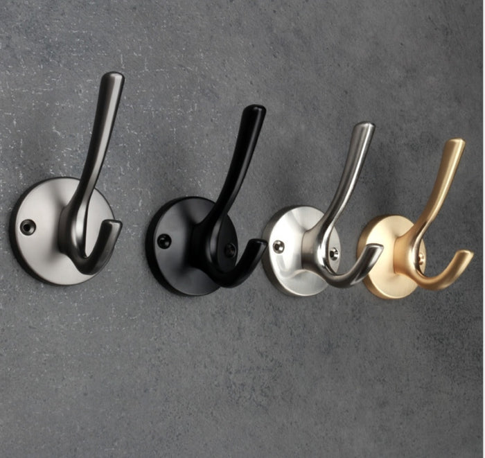 XIVADA Kapstokhaak Zena - Inclusief schroefset - Zwart - Set van 3