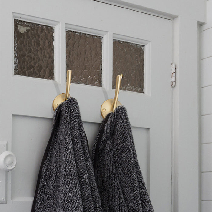 XIVADA Kapstokhaak Zena - Inclusief schroefset - Goud - Set van 3