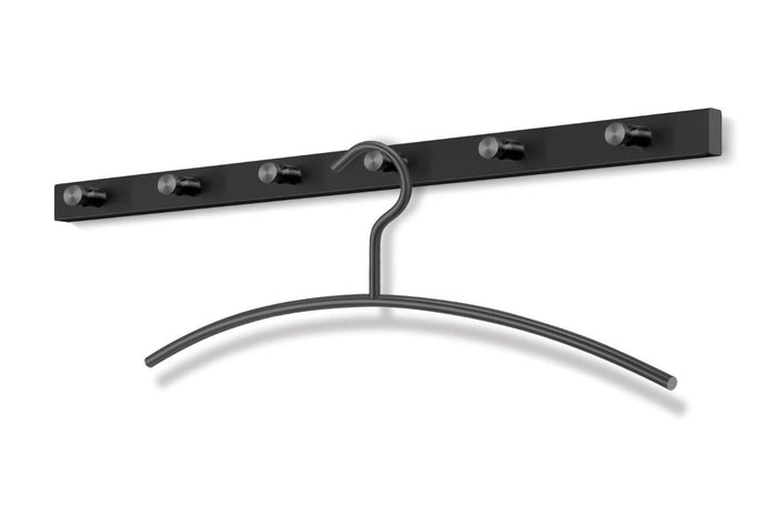 Accolo Kapstok | Zwart | Staal