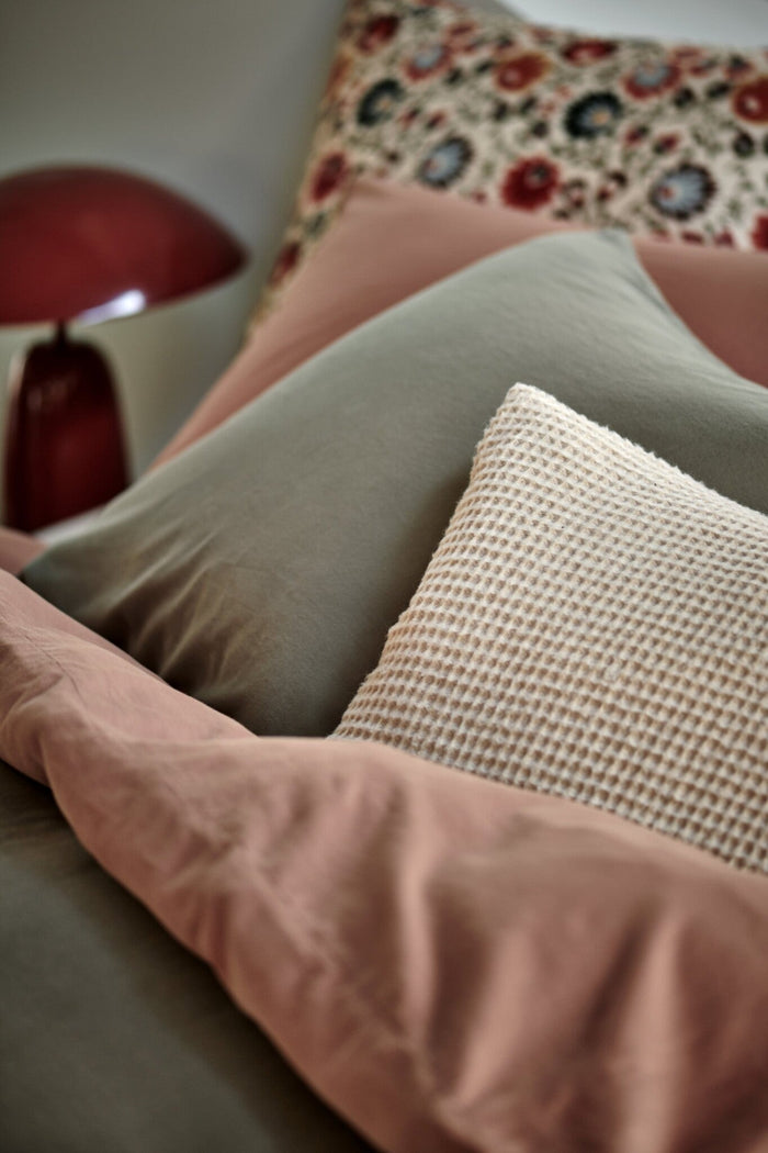 Pure 84 Dekbedovertrek Rose Dawn | 200 x 200|220 cm | Bruin | Roze