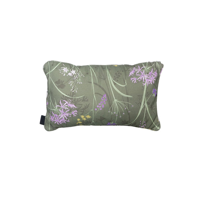 Madison - Sierkussen Donna green canvas eco - Ca. 30x50 cm - Set van 4