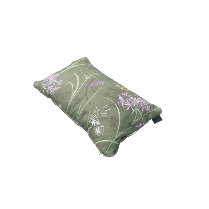 Madison - Sierkussen Donna green canvas eco - Ca. 30x50 cm - Set van 4