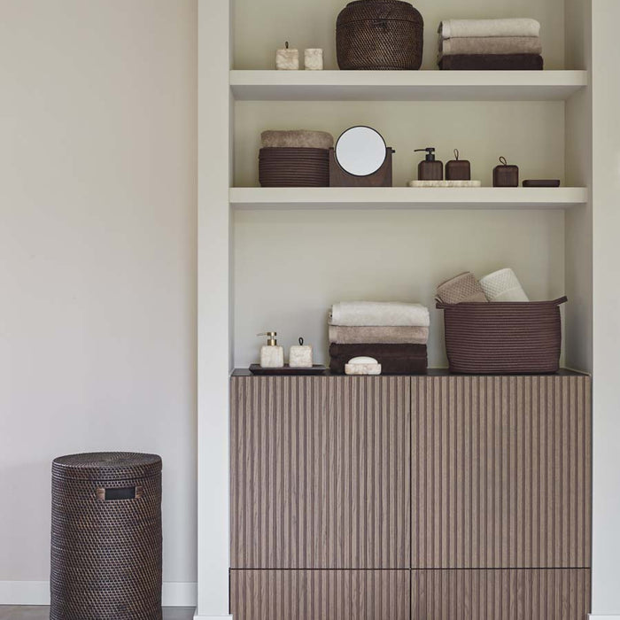 London Gastendoek Pecan | Bruin | Katoen