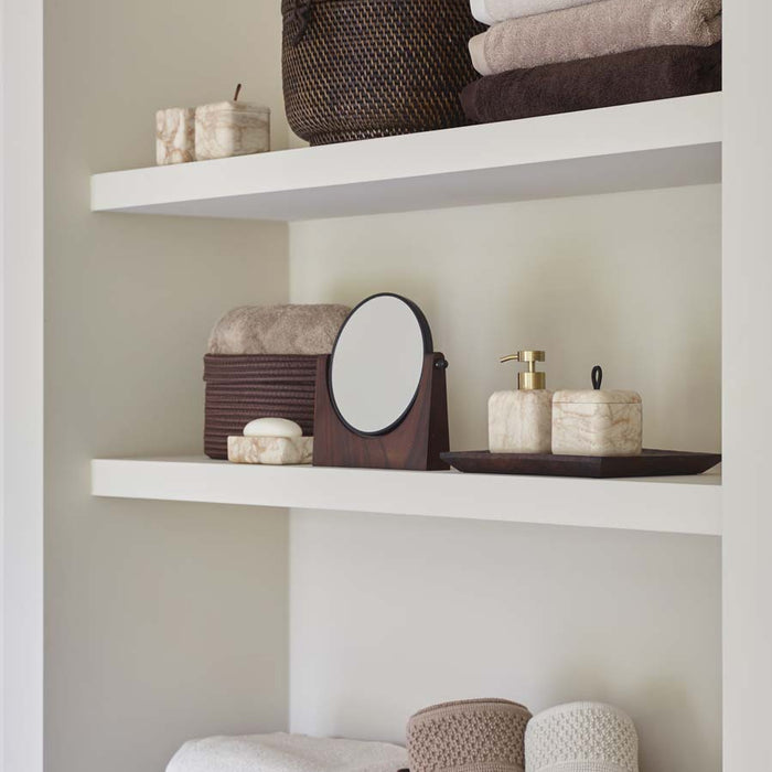 London Gastendoek Pecan | Bruin | Katoen