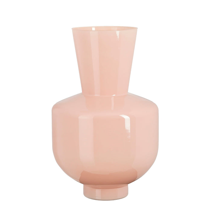 Mica Decorations Vaas Judy - 28x28x45 cm - Glas - Roze