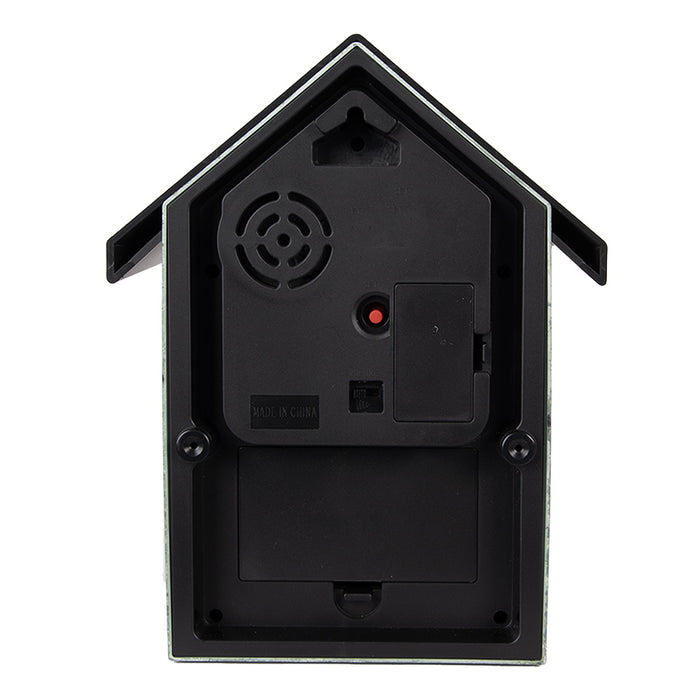 Clayre & Eef Koekoeksklok 20x10x26 cm Groen Kunststof