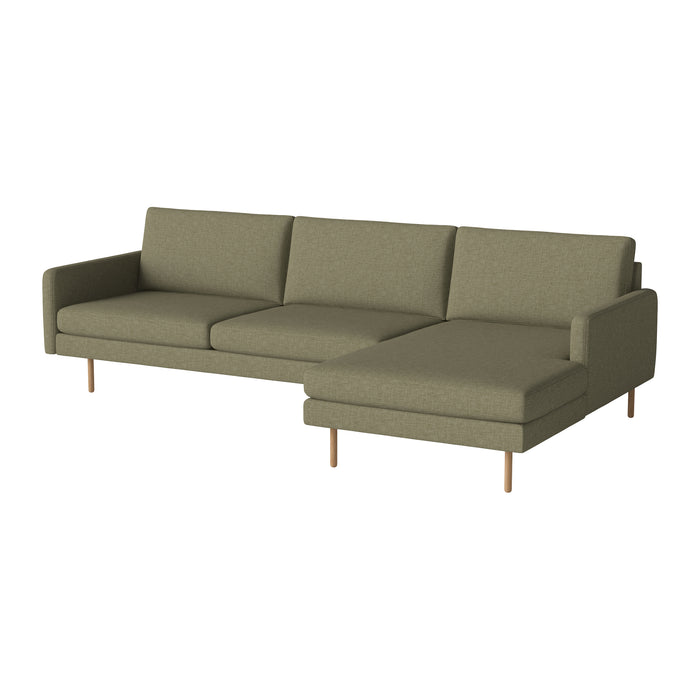 Bolia Scandinavia Remix Hoekbank met Chaise Longue Rechts - Green