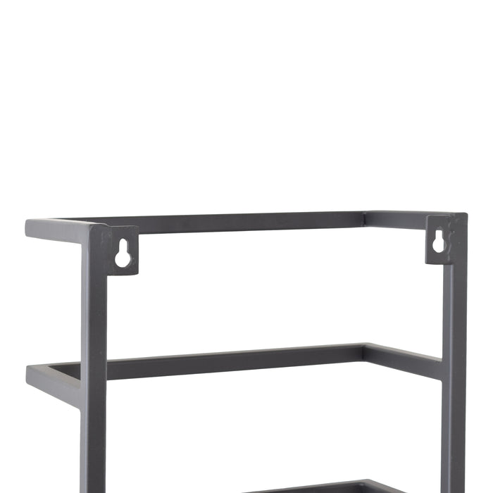 LOFT42 Kick Wandhanddoekenhouder 5 laags - Zwart - Metaal