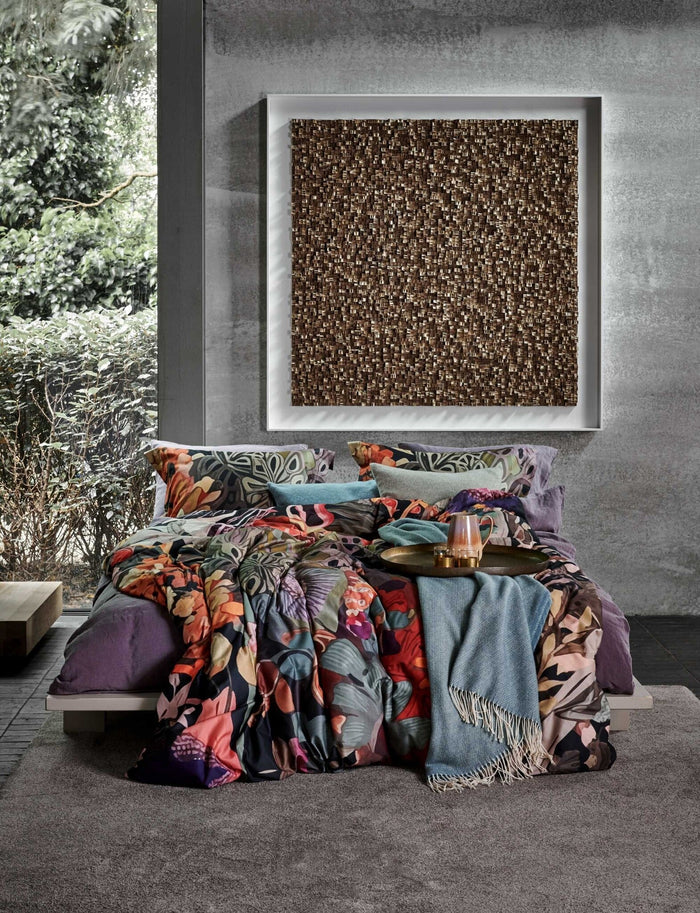 Home Benevento Plaid Pearl Blue | 160 x 260 cm | Blauw | Katoen | Wol