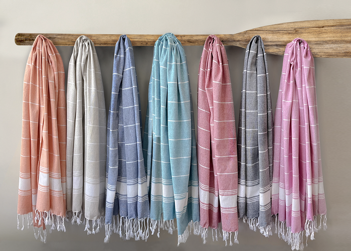 Eleganzzz Hamamdoek 90x180cm - pink