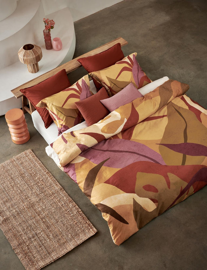 Home Pique Sprei Rusty Brown | 160 x 250 cm | Bruin | Katoen