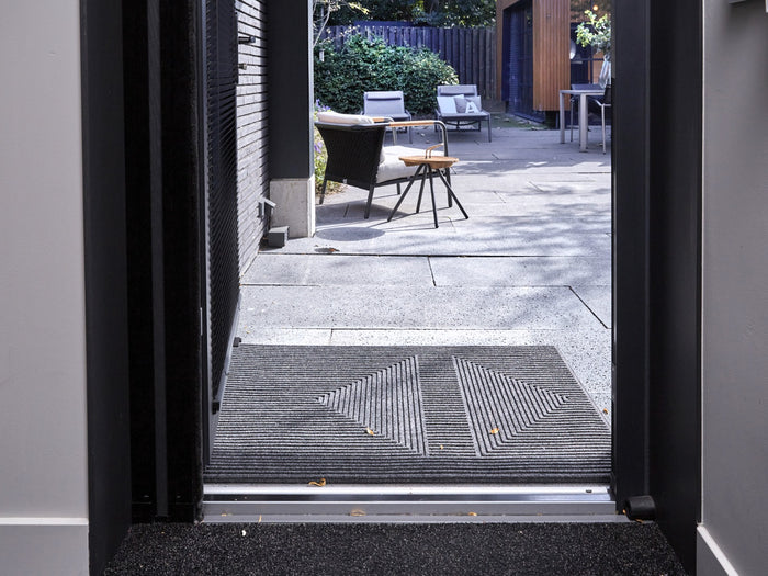 MD Entree - Deurmat - Ribmat - Curves - Square - Anthra - 80 x 120 cm