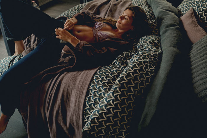 Jive Dekbedovertrek Oceanview | 140 x 200|220 cm | Groen | Blauw