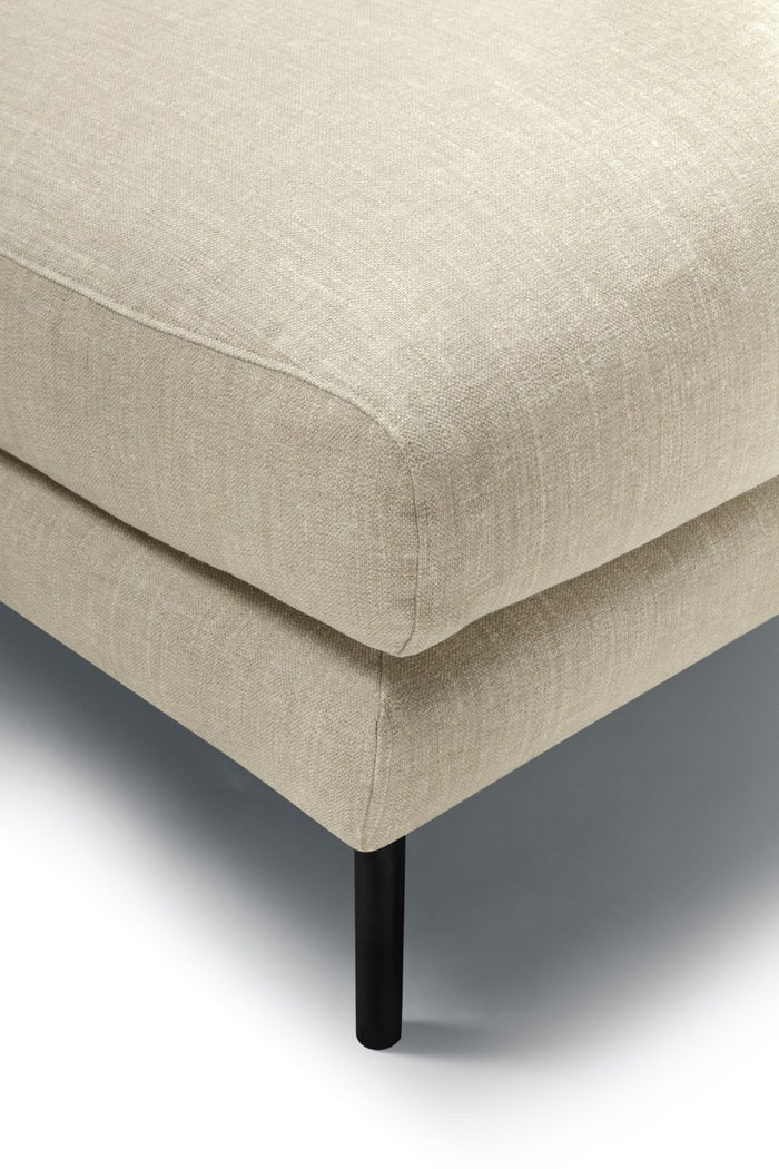 Sits Britt 2.5-Zits Bank + Chaiselongue Flax Natur