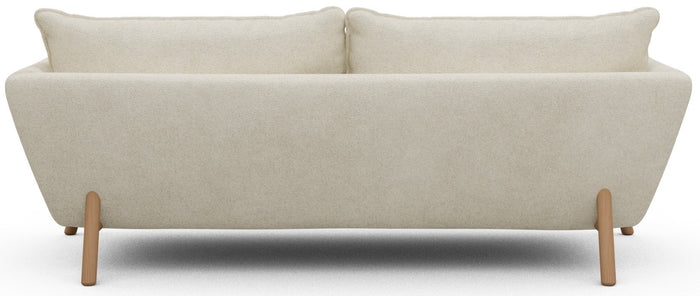 Kragelund Hasle 3-zits Bank Gebroken Wit Bouclé | Eiken